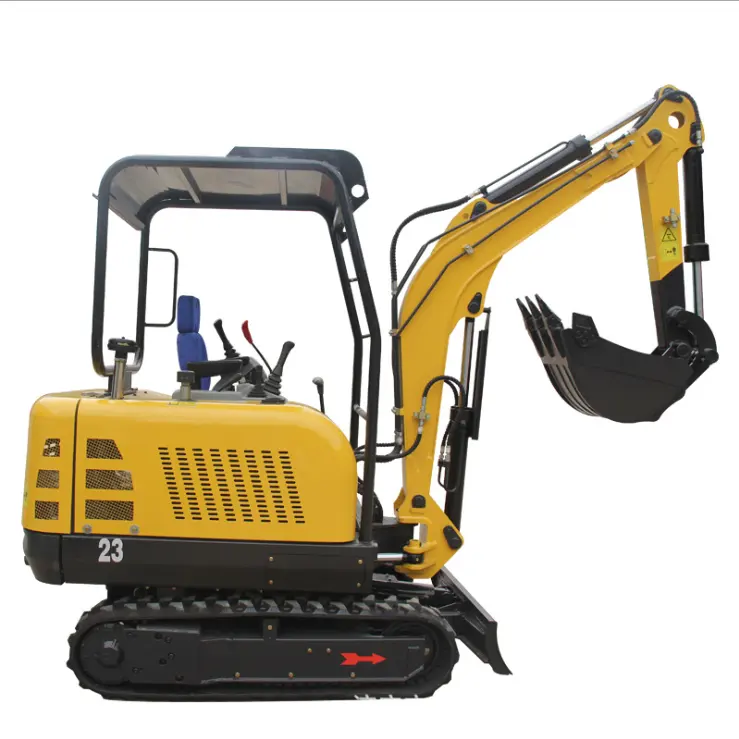 High quality mini excavator with rubber track 2.0 ton mini micro digger for sale