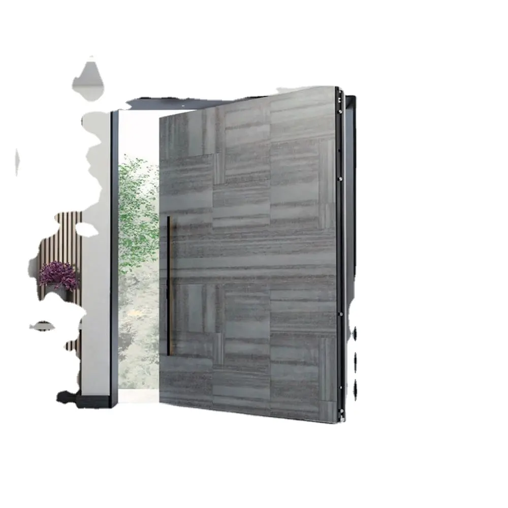 Orient maliyet tasarrufu çelik kapı üreticisi dekoratif metal özel güvenlik sıcak satış modern çelik kapılar