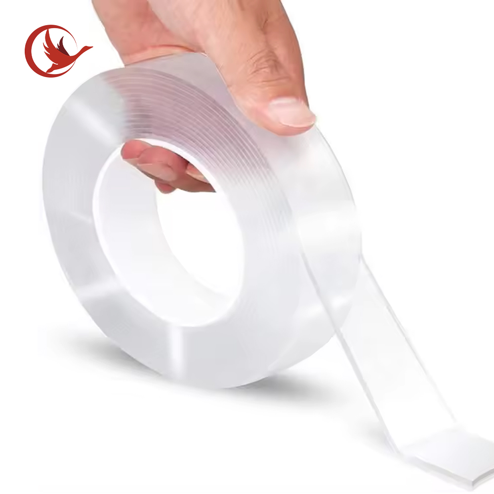 Free Sample Self-adhesive Double-sided Tape, Double-sided Transparent, Reusable Nano Grip Installation Tape
