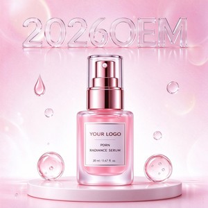 Private Label Pink PDRN <b>Serum</b> Brightening Smoothing Even Skin Tone Dark Spot Remove Hydrating Facial Essence Custom Logo - Product Image 5
