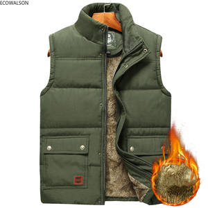 <span class=keywords><strong>Gilet</strong></span> d'hiver pour homme Ecowalson, <span class=keywords><strong>grande</strong></span> <span class=keywords><strong>taille</strong></span>, veste <span class=keywords><strong>sans</strong></span> manches, manteau, mode <span class=keywords><strong>fourrure</strong></span> 2021, 8XL, <span class=keywords><strong>gilet</strong></span> chaud en polaire pour homme - Product Image 3