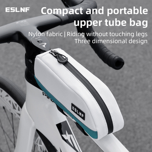 ESLNF Bicycle Top Tube <span class=keywords><strong>Bag</strong></span> Portátil Ciclismo Front Frame Triângulo Saco de Bicicleta Leve MTB Road <span class=keywords><strong>Bike</strong></span> Acessórios - Product Image 3