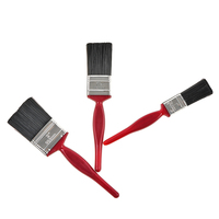 Produits Phares 2026 – Pinceaux à Poils Longs avec Manche en Plastique Rouge pour la Décoration Murale et la Peinture Domestique