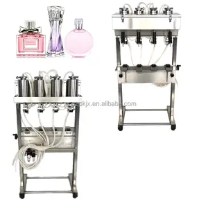 High Quality Four Head Perfume Bottle Filling Machine, automatic perfume filling, vacuum perfume filling machine