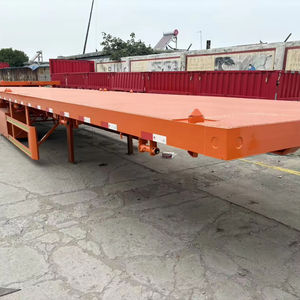 Semirremolque de Plataforma Plana de 20/40 Pies para Contenedores, para el Mercado del Sudeste Asiático, Material de Acero Duradero - Product Image 4