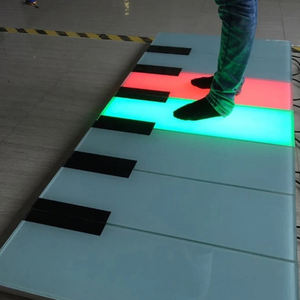 Lampe souterraine avec capteur de gravité sol musique colorée tuile de piano interactive brique à induction géante lumière de scène - Product Image 4