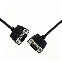 Cable Serial DB9 de Cobre Libre de Oxígeno, Conexión RS232 Macho-Macho, para Máquina de Grabado, Núcleo de Nueve Pines, Conexión COM Cruzada