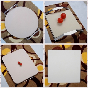 2021 di Vendita caldo Quadrato Pizza In Pietra Con Le Orecchie Per La Cottura - Product Image 5