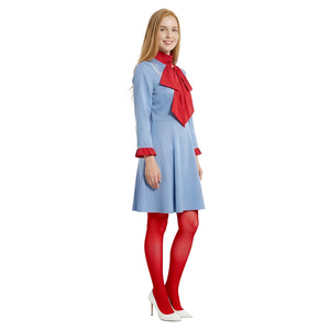 Costume de cosplay Gaga Bruno Mars, ensemble robe bleue et rouge pour jeu de rôle anime, printemps 2026 - Product Image 4