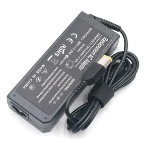 Vervanging 65W Laptop Charger Adapter 20V 3.25A voor Lenovo AC Voeding met USB