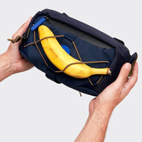 Sac banane de sport réfléchissant en nylon personnalisé avec logo, résistant à l'eau et respirant, pour hommes et femmes