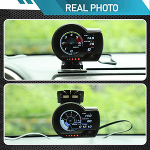 มาตรวัดดิจิตอลอเนกประสงค์ <span class=keywords><strong>Lufi</strong></span> <span class=keywords><strong>XF</strong></span> Obd2 มาตรวัดดิจิตอลสำหรับรถยนต์ วัดแรงดันเทอร์ไบน์ OBD HUD จอแสดงผลบนกระจกหน้ารถ - Product Image 6