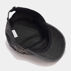 Gorra de béisbol deportiva plana de algodón lavado Vintage para <span class=keywords><strong>mujer</strong></span>, protección solar informal con diseño bordado para acampar y pescar - Product Image 6