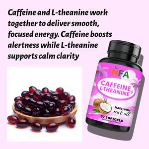OEM Caffeine Softgel Capsules May Reduce Stress Symptoms & Support Mood Stability During Stress for Adults - Product Image 3