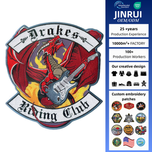 رقع مطرزة بالجملة بتصاميم إبداعية، رقع مطرزة من الشنيل للملابس والقبعات والحقائب، رقع مطرزة مخصصة - Product Image 3