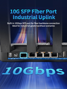 Wifi 7 5g CPE Modem 5G LTE CPE mt7988av Quad core 5g CPE 4G/5g siêu sdx75 5g wifi6 <span class=keywords><strong>Router</strong></span> với Dual Sim thẻ slote <span class=keywords><strong>Router</strong></span> - Product Image 2