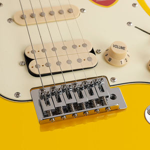 <span class=keywords><strong>Guitarra</strong></span> Eléctrica D-120 EARTHGRACE, Nuevo Estilo Multicolor, 22 Trastes, Acabado Brillante en Cuerpo de Tilo Blanco <span class=keywords><strong>Vintage</strong></span>, con Pickguard - Product Image 5
