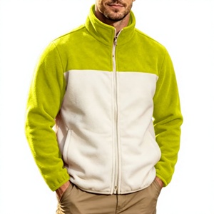 Custom OEM Men's <b>Fleece</b> Jacket Polar Classic Full Zip Turn-down Collar Lightweight Casual Soft Warm Waterproof Windproof - Product Image 4