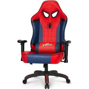Chaise de jeu <span class=keywords><strong>Spiderman</strong></span> en cuir PVC rouge populaire en Tchéquie avec massage, chaise d'ordinateur à dossier haut, dossier inclinable jusqu'à degrés - Product Image 2