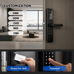 Cerradura Inteligente para Puerta de Hotel con <span class=keywords><strong>Contraseña</strong></span> Digital, Llave Biométrica Eléctrica, Seguridad para Puertas de Madera - Product Image 2