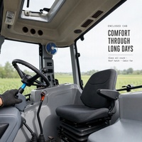 Tracteurs agricoles avec cabine climatisée et attelage trois points pour les entrepreneurs en production agricole