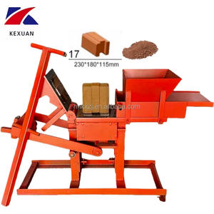 Machine à mouler des briques manuelle et automatique, nouvelle vente chaude, pas besoin d'électricité, machine à fabriquer des briques en argile - Product Image 1