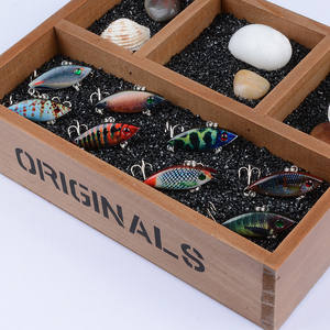 ABS umpan keras Vib umpan tanpa liless Crankbait Minnow dengan kail pancing kuat - Product Image 3