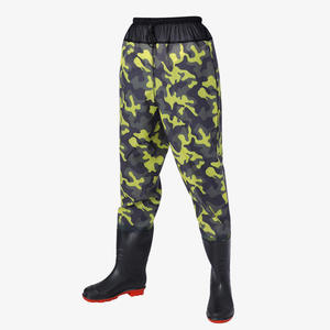 Cuissardes de pêche en PVC épaissi avec logo personnalisé Cuissardes de pêche à la mouche imperméables Cuissardes de pêche à la cuisse avec bottes - Product Image 5