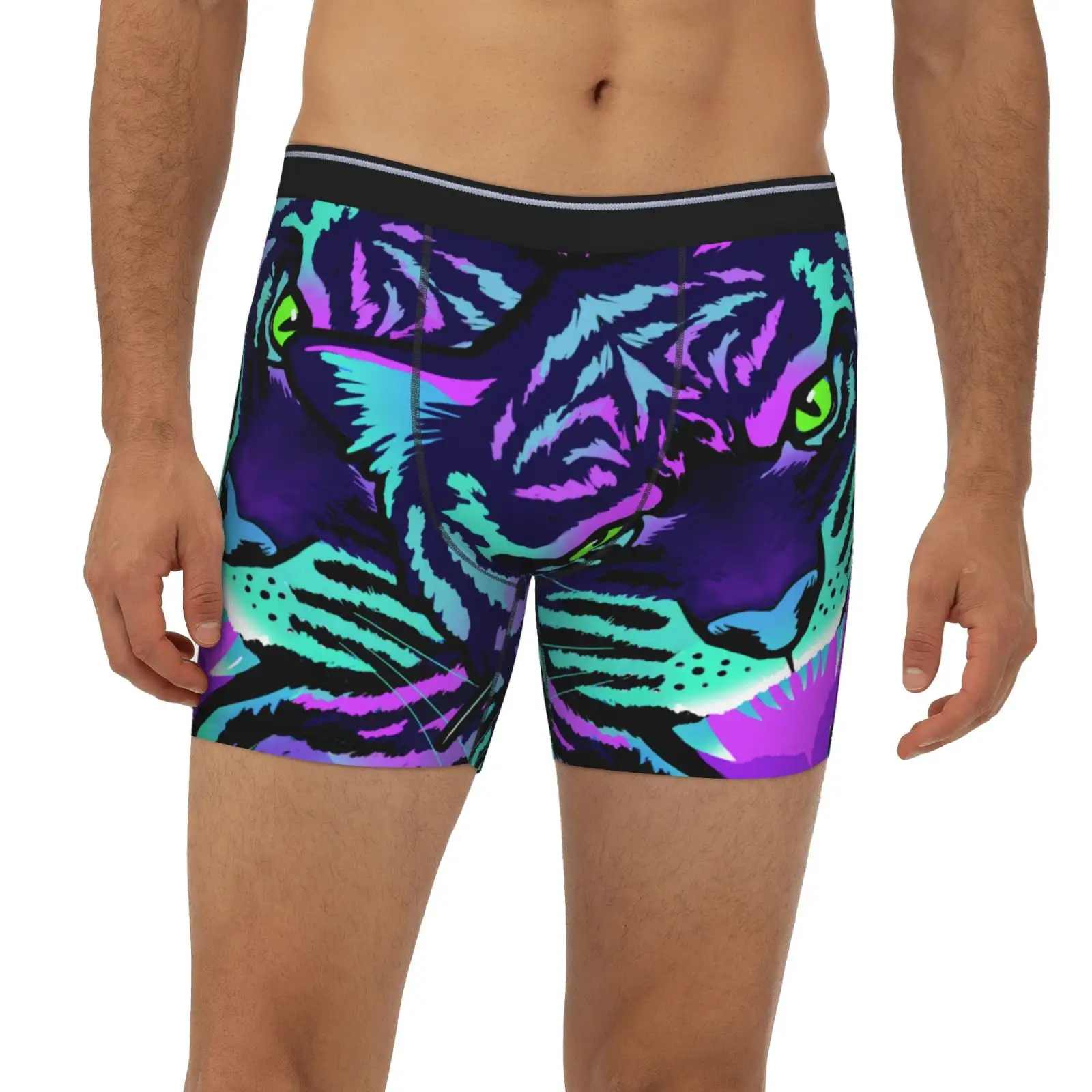 Dropshipping Custom Logo Groothandel Sublimatie Heren Ondergoed Slips Polyester Spandex Hanes Boxers Voor Mannen Boxershort Voor Mannen