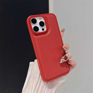 Funda de TPU Suave con Cojín de Aire para Teléfono Móvil, Accesorios para <span class=keywords><strong>iPhone</strong></span> <span class=keywords><strong>14</strong></span>, <span class=keywords><strong>14</strong></span> Pro, <span class=keywords><strong>14</strong></span> Plus, Textura de Cuero, Venta al Por Mayor de Lichicase - Product Image 2