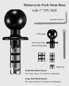 Adaptateur d'extension Ram Mount B Size Mobile Phone Holder Base Accessoires Moto Fourche Tige Ball Base avec 1 ''Ball - Product Image 2