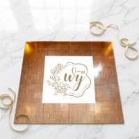 Rouleau de vinyle pour piste de danse de mariage, échantillon gratuit, imprimable, auto-adhésif, brillant/étanche, résistant aux UV, mat/brillant, numérique