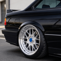 Jantes Bku RS2 forgées en 3 parties 5x120 de 17, 18 et 19 pouces, centre brossé personnalisé, jantes en alliage pour BMW E30 M3 E36 E34 E39 M5 E46 X5 E24