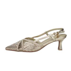 Xti Donna Slingback 145301 Or Talon 6 cm Taille 37 Escarpins - Product Image 1