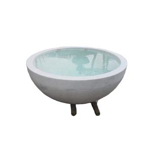 Baignoire ovale en <span class=keywords><strong>marbre</strong></span> blanc naturel de style <span class=keywords><strong>japonais</strong></span>, baignoire profonde - Product Image 3