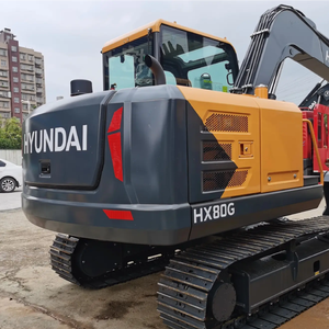 Excavatrice d'origine coréenne Hyundai HX80G avec composants de pompe à noyau de moteur Yanmar 8 tonnes vente au comptant neuve et d'occasion - Product Image 3