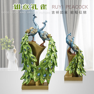 Vaso Ornamentale a Forma di Pavone in Stile Europeo per Vetrinetta del Vino, Ingresso, Soggiorno, Adatto Come Regalo per Matrimoni - Product Image 6