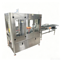 Scelleuse de boîtes en mousse rotative adaptative à détection laser Poshysmart, machine de scellage automatique à ruban adhésif servo pour boîtes rondes et carrées