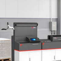 Machine d'impression numérique à alimentation par feuilles, vernissage et gaufrage pour gobelets et bols en papier, imprimante jet d'encre de qualité alimentaire 1600 dpi