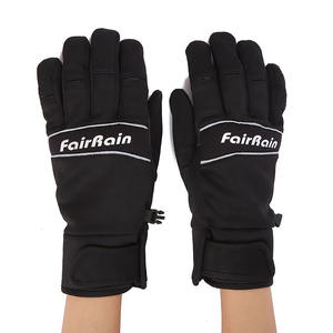 Gants de ski tactiles en velours uni pour les sports de plein air, la pêche et le cyclisme - Product Image 1