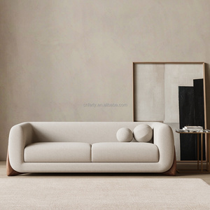 FERLY Modern Style Design Soft Modern Wooden <strong>Floor</strong> <strong>Sofa</strong> Living Room Furniture Home Furniture Double <strong>Sofa</strong> - Product Image 1