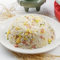 Riz frit maison préparé IQF avec oeufs et jambon végétarien Plats surgelés prêts-à-cuisiner