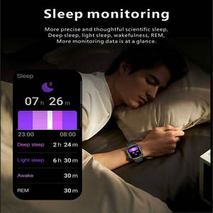 Venta al por mayor QX12 Venta caliente a prueba de agua Android IOS BT Call Fitness Tracker Smart Watch Smartwatch con linterna - Product Image 6