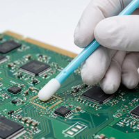 WIPESTAR - Hisopos de Limpieza para Componentes Electrónicos, 100 Unidades, Hisopos de Espuma Industriales Pequeños para Cuartos Limpios, Hisopos de Esponja para Microelectrónica