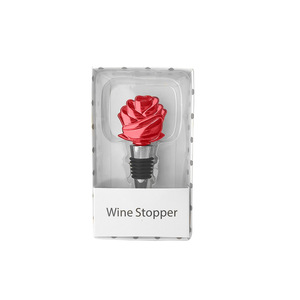 Red Rose <b>Wine</b> <b>Stopper</b> Aluminum Alloy Bottle Seal For <b>Wine</b> Champagne Gift - Product Image 1
