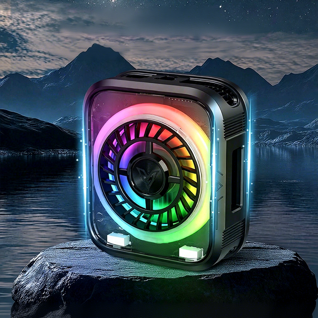 Semiconductor Refrigeration Fast Cooling Magnetic Mobile Phone Cooler With RGB Light With LED Status Display