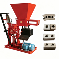 Machine à fabriquer des briques portable QT4 15 avec conception d'installation flexible pour la construction de logements ruraux