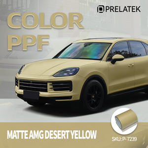 Pellicola Protettiva TPU PPF Opaca di Lusso AMG Giallo Deserto con <span class=keywords><strong>Film</strong></span> Altamente Elastico Giallo-Verde per Curve Complesse - Product Image 2