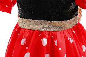 Nuovo arrivo bambine <span class=keywords><strong>Minnie</strong></span> Cosplay abiti principessa Costume Tutu a pois compleanno fiocco nodo nodo fantasia <span class=keywords><strong>Minnie</strong></span> <span class=keywords><strong>abito</strong></span> - Product Image 3