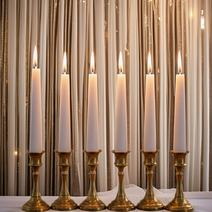 Perfect Blue Taper <b>Candles</b> 10-Inch Hand-Poured Soy Wax Lavender Scent Smokeless Dinner <b>Candles</b> for Wedding Christmas <b>Spa</b> Home - Product Image 3